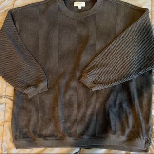 Aerie waffle print sweater - small